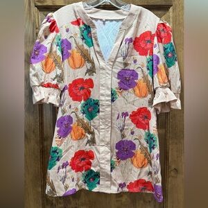 Floral Women's Top - Multicolor